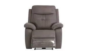 Dublin Fabric Electric Recliner - Grey