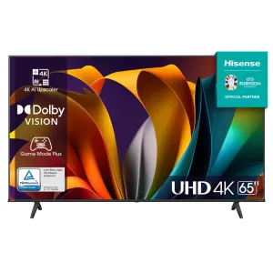 Hisense 65A6n Tv 165.1 Cm (65") 4K Ultra Hd Smart Tv Wi-Fi Black 300 Cd/M²