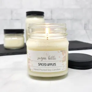 Spiced Apples Mason Jar Soy Candle