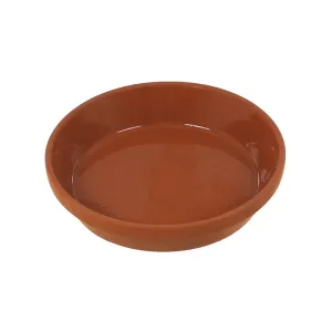 Woodlodge 12cm Terracotta Glazed Saucer