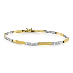 ZB144 Bracelet in 14k Gold with Diamonds